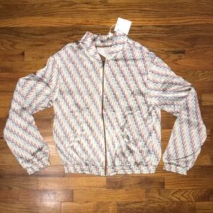 Acacia NY Bomber Jacket - Ziggy Stripe silk